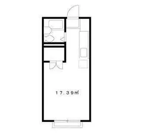 エステートピアカワベ【1階】の間取り