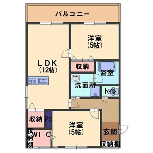 チェリーハイツ【6階】の間取り