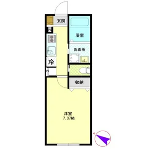 ラプリオ経堂【2階】の間取り