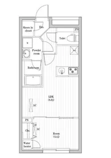 コンポジット渋谷本町【3階】の間取り