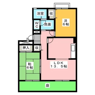 カーサベルデIII【1階】の間取り