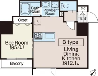 HATAGAYA125【7階】の間取り