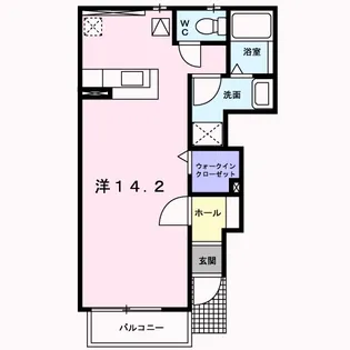 ネオビアンジュ【1階】の間取り