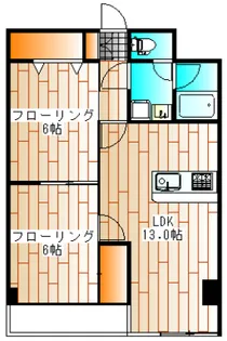 元住吉ガーデンハイツ【1階】の間取り