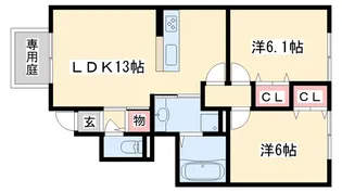 グランファミーユ【2階】の間取り
