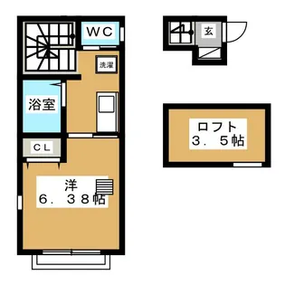 Viola哲学堂【2階】の間取り
