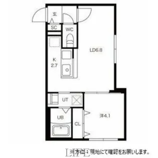 シティレジデンス新札幌【2階】の間取り