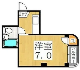 サンアビコ東マンション【4階】の間取り