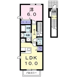 リアン【2階】の間取り