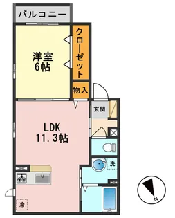 ジュマルティIII【2階】の間取り