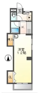 ロイヤルマンション上小出【3階】の間取り