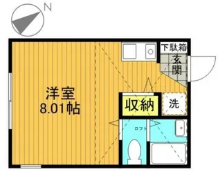 サンヒルズ上星川【1階】の間取り