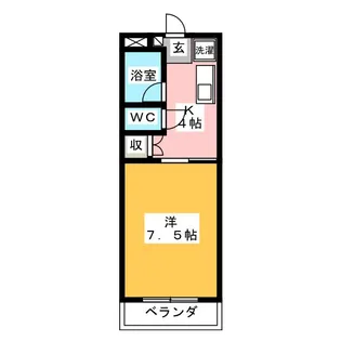 OKマンション【2階】の間取り