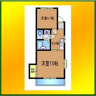 パールハイツ【1階】の間取り