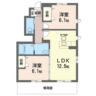 リュミエール近藤 A【1階】の間取り
