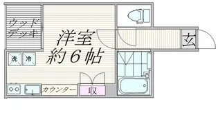 サザンクロス板橋II【1階】の間取り
