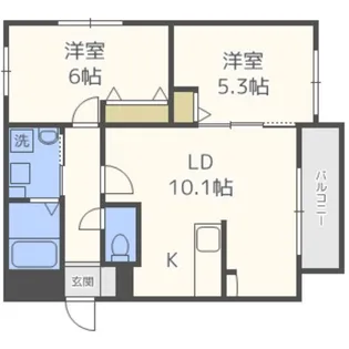 CLIMB E【2階】の間取り