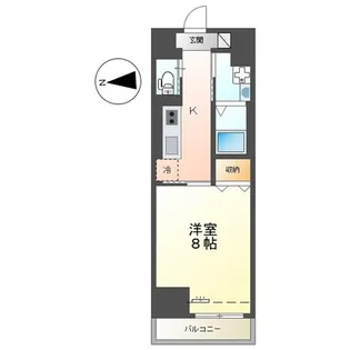 中央地所西条駅前ビル【9階】の間取り