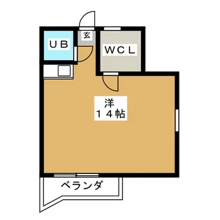 スタジオA1【5階】の間取り