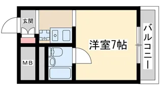 リアライズ神崎川【7階】の間取り