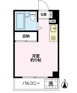 トリム面影橋【3階】の間取り
