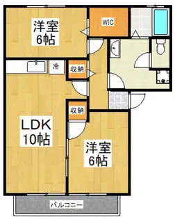 コーポ・トーマ【1階】の間取り