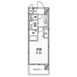 アスリート本町リバーウエスト【10階】の間取り