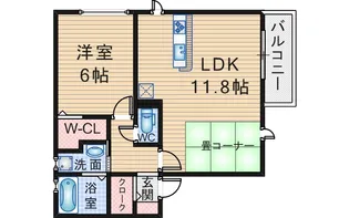 ダッフィールーム【1階】の間取り