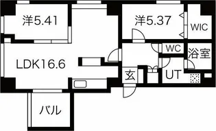 C・P・Pure隼人町【4階】の間取り