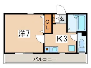 ガ-デンハイツ【2階】の間取り