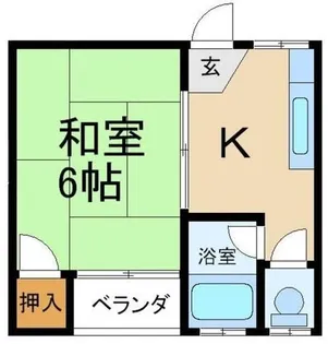 光善寺ハイツ【2階】の間取り