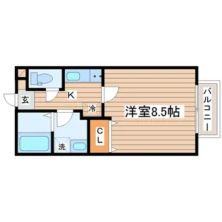 アスコット高橋【2階】の間取り