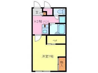 モンレーヴ常滑【1階】の間取り