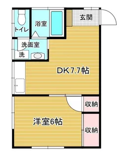朝日アパート【2階】の間取り