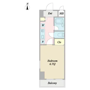 KSトルム船橋【1階】の間取り