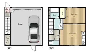 ロイヤルガレージ町田【1階】の間取り