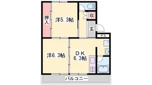 ヴィラナリー加東 2号棟【2階】の間取り