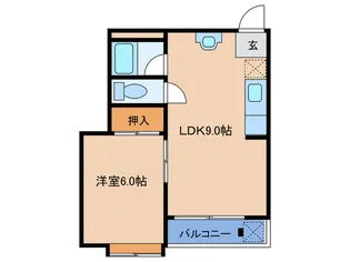 友田マンション【2階】の間取り