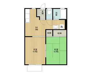 パストラール近江C棟【2階】の間取り