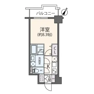 リージア代々木ビナリオ【2階】の間取り