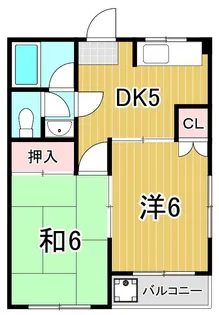 第1アスナロハイム【2階】の間取り