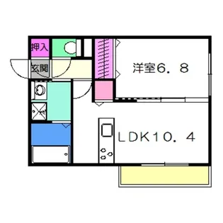 ボヌールコート【2階】の間取り