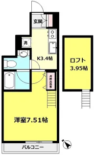 プルクワ【1階】の間取り