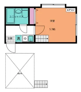アルシェ大久保【2階】の間取り