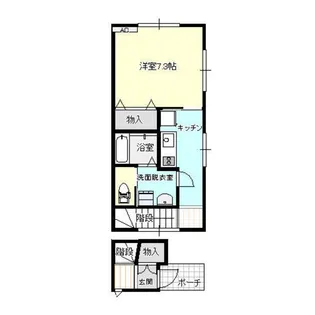 アバンティ鐘紡町【2階】の間取り