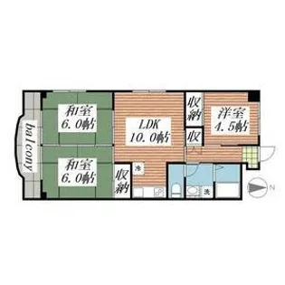 プレズ名古屋入場【2階】の間取り