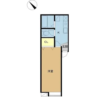 カルディア【1階】の間取り