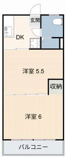 花ノ木アパート【2階】の間取り
