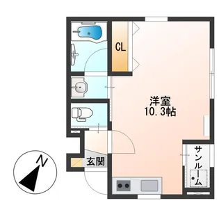 アルチェ下早通【1階】の間取り