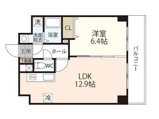 オーベルジュ【6階】の間取り